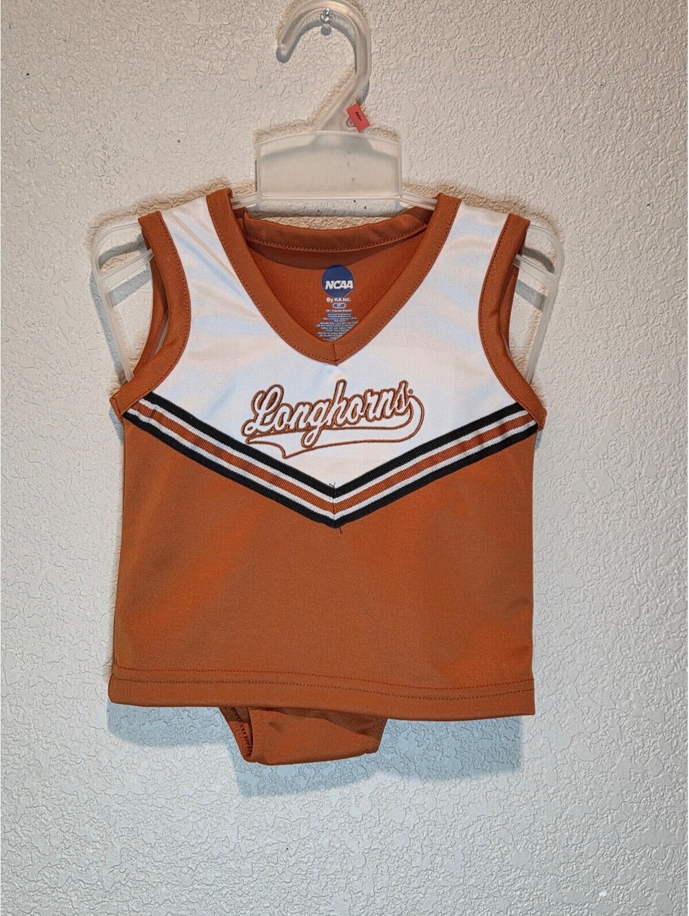 NCAA Longhorns Toddler Cheerleader Outfit 2T